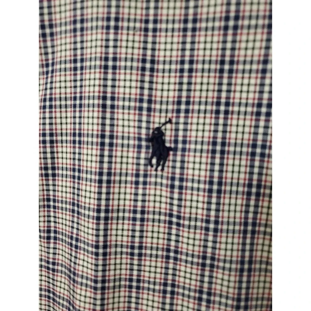 Polo Ralph Lauren Performance Mens Button Up Plaid Shirt Long Sleeve Small